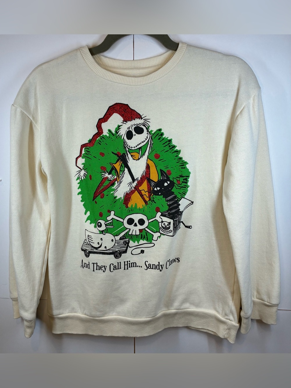 Disney The Nightmare Before Christmas Sandy Claws Youth Large Sweatshirt